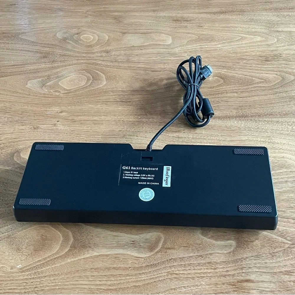 EUC Bluefinger gaming keyboard and mouse set